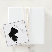 Louisiana Begrüßungstablett Tag für Hochzeitswoche Geschenkanhänger (Beispiel)