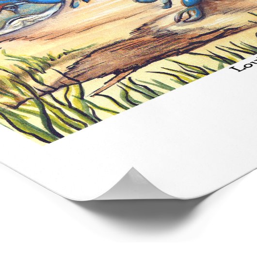 Louisiana Blue Crabs Poster (Ecke)