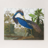 Louisiana Blue Heron von After John James Audubon Puzzle (Horizontal)