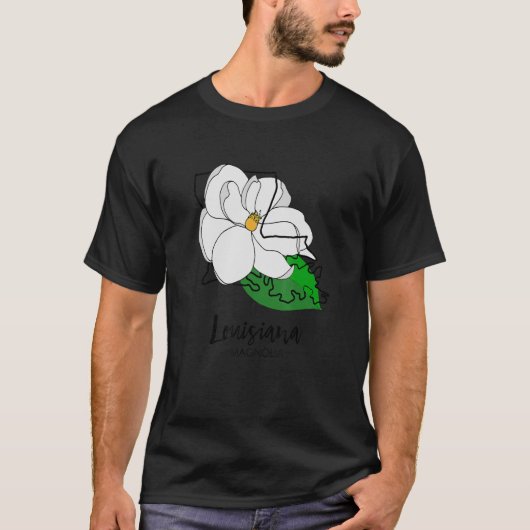 Louisiana-Blume T-Shirt (Vorderseite)