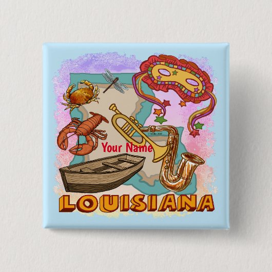 Louisiana Button (Vorderseite)