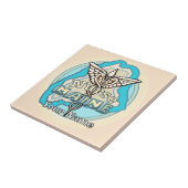 Louisiana Caduceus Nurse Tile Fliese (Seite)