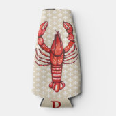 Louisiana Cajun Crawfish & Lilie Flaschenkühler (Vorderseite)