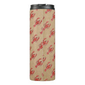 Louisiana Cajun Crawfish | Monogramm Thermosbecher (Rückseite)