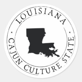 Louisiana Cajun Culture Sticker Umschlag Aufkleber