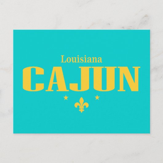Louisiana Cajun Postkarte (Vorderseite)
