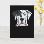 Louisiana Catahoula Leopard Dog Geschenk Karte (Gelbe Blume)