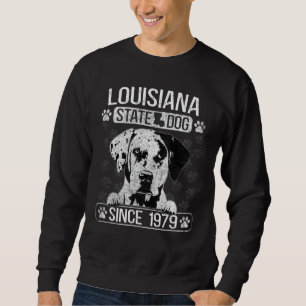 Louisiana Catahoula Leopard Dog US Staat Dog Fan L Sweatshirt