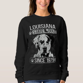 Louisiana Catahoula Leopard Dog US Staat Dog Fan L Sweatshirt