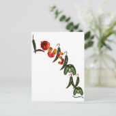 Louisiana Chili Paprikaschoten Postkarte (Stehend Vorderseite)