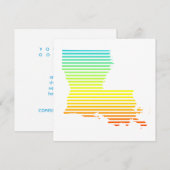 Louisiana chill fade einladung (Vorne/Hinten)