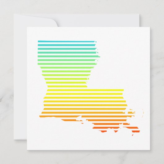 Louisiana chill fade einladung (Vorderseite)