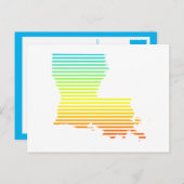 Louisiana chill fade postkarte (Vorne/Hinten)