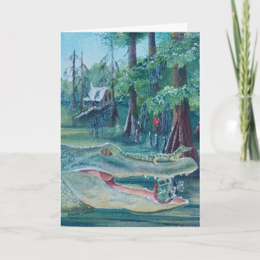 Louisiana Christmas card Karte (Vorderseite)