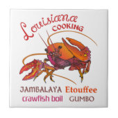 Louisiana Cooking Fliese (Vorderseite)