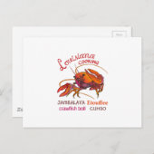 LOUISIANA COOKING POSTKARTE (Vorne/Hinten)