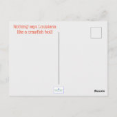 Louisiana Crawfish Boil Postkarte (Rückseite)