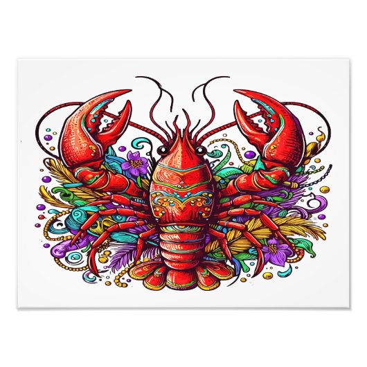 Louisiana Crawfish Fotodruck (Vorne)