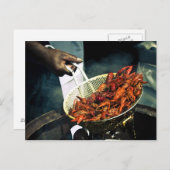 Louisiana Crawfish Postkarte (Vorne/Hinten)