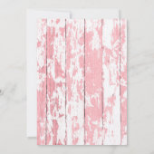 Louisiana Crawfish Seafood Booking Birthday Party Einladung (Rückseite)