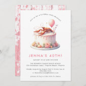 Louisiana Crawfish Seafood Booking Birthday Party Einladung (Vorne/Hinten)