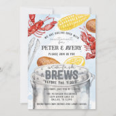 Louisiana Crawfish Seafood Booking Party Einladung (Vorderseite)