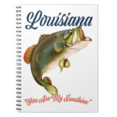 Louisiana "Du bist mein Sonnenschein" Notizblock (Vorderseite)