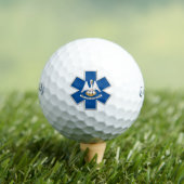 Louisiana EMS Stern des Lebens Golfball (Insitu T-Shirt)