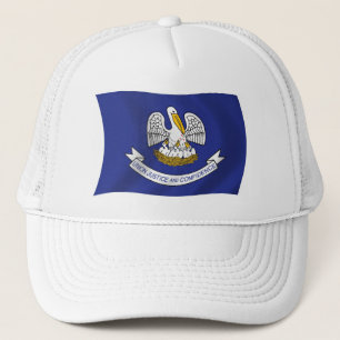 Louisiana Flag Hat Truckerkappe