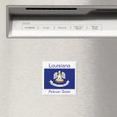 Louisiana Flag Magnet (In Situ (Geschirrspüler))