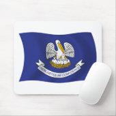 Louisiana Flag Mousepad (Mit Mouse)