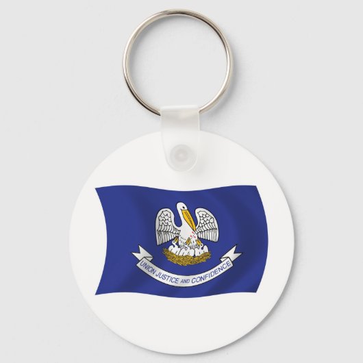 Louisiana Flag Schlüsselanhänger (Vorderseite)