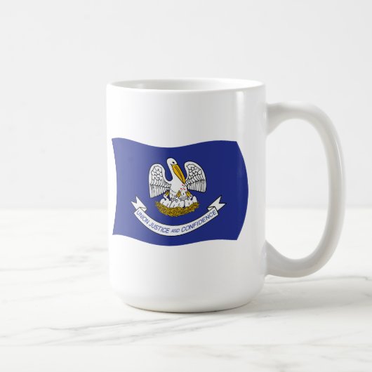 Louisiana Flag Tasse (Rechts)