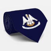 Louisiana-Flagge Krawatte (Gerollt)