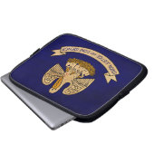 Louisiana-Flagge Laptopschutzhülle (Vorne Knopf)