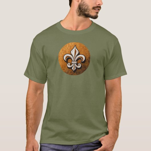 Louisiana Fleur-de-lis Elegance T - Shirt (Vorderseite)