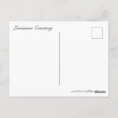 Louisiana Friedhof #2 Postkarte (Rückseite)