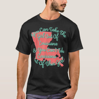 Louisiana für ihre Tochter Ehefrau Mama Schwester  T-Shirt