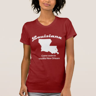 Louisiana - gekommenes Schwimmen schönes New T-Shirt