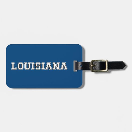 Louisiana Gepäckanhänger (Vorderseite horizontal)