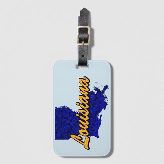 Louisiana Gepäckanhänger (Vorderseite Vertikal)