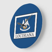Louisiana Große Wanduhr (Winkel)