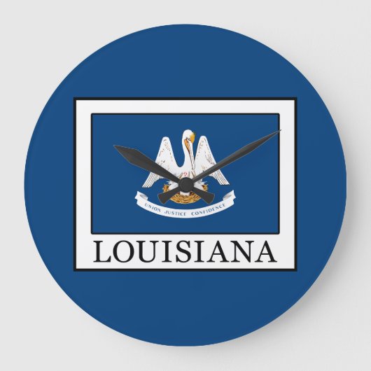 Louisiana Große Wanduhr (Vorderseite)