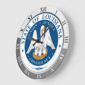 Louisiana Große Wanduhr (Winkel)