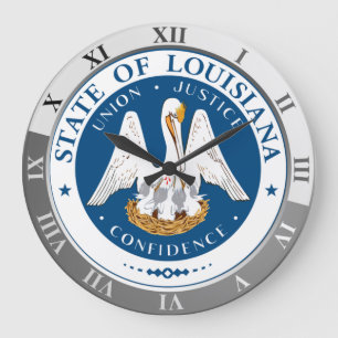 Louisiana Große Wanduhr