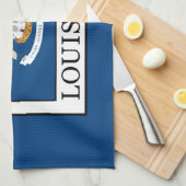 Louisiana Handtuch (Viertel Falte)