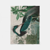 Louisiana Heron Birds of America Audubon Print Fleecedecke (Vorderseite)