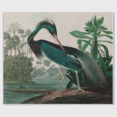 Louisiana Heron Birds of America Audubon Print Geschenkpapier (Flach)