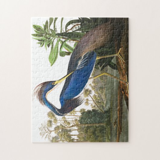 Louisiana Heron von John James Audubon Puzzle (Vertikal)