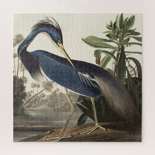 Louisiana Heron von Vögeln Amerikas Puzzle (Vertikal)
